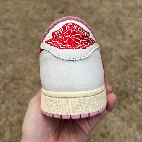 Jordan Air Jordan 1 Low OG SP DM7866 100 Sail University Pink Ridgerock EU 42 Sneaker - Men's (BS-87202)