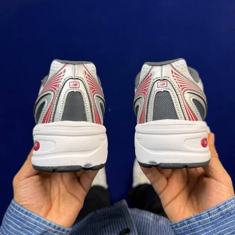 New Balance U740RD2 740 White Red Grey Black USA 6 5 UK 6 EUR 39 5 Training Shoe - Women's (BS-87100)