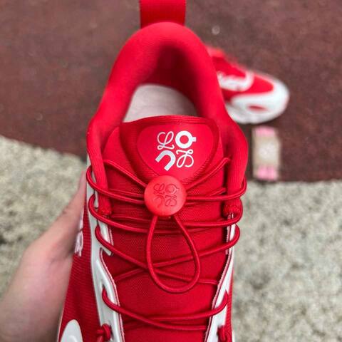 LOEWE x On Cloudsolo 3WF30604603 Red Off White US 7 EU 38 UK 5 JP 24 Running Shoe Running Sneakers - Women's (BS-86773)