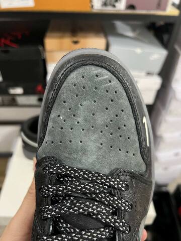 Jordan Air Jordan 1 Low LD8888 015 Black Grey US 8 UK 7 BR 39 5 EUR 41 26 Cm Sneaker - Unisex (BS-87163)