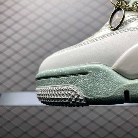 Jordan Air Jordan 4 Somos Eternos IM8116-047 Off White Gold Light Green Basketball Shoe (BS-87278)