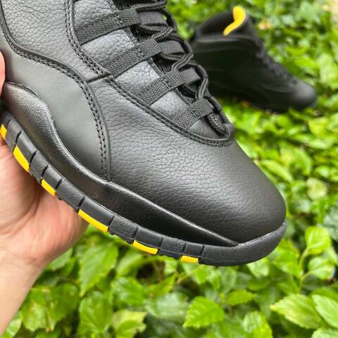 Jordan Air Jordan 10 Retro HOH HJ6779 001 Black Yellow EU 43 Basketball Shoe - Men's (BS-87067)