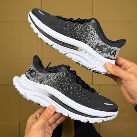 HOKA ONE ONE Kawana Black White Grey Running Shoe Running Sneakers (BS-86924)