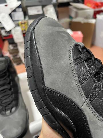 Jordan Air Jordan 10 Retro HJ6779 001 Dark Grey Black Basketball Shoe (BS-87070)