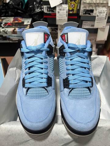 Jordan Air Jordan 4 Retro CT8527 400 University Blue Black Grey EUR 42 Basketball Shoe - Men's (BS-87266)