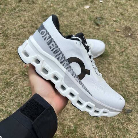 On Cloudmonster 2 3ME10120664 White Frost Black US 8 EU 41 UK 7 5 JP 26 Running Shoe Running Sneakers - Men's (BS-86984)