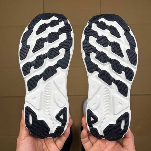 HOKA ONE ONE Clifton 9 Light Green Black White Running Shoe Running Sneakers (BS-86873)