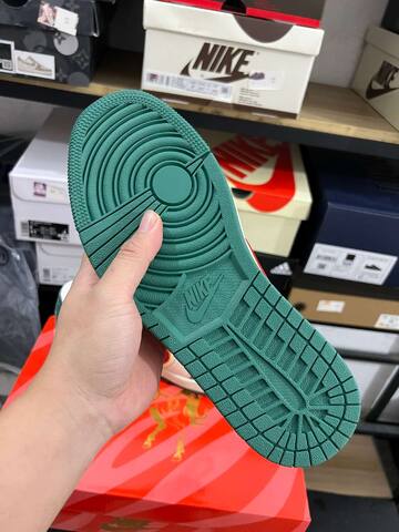 Jordan Air Jordan 1 Low Travis Scott CNY SD6867-119 Sail Green Red Yellow Sneaker (BS-87215)
