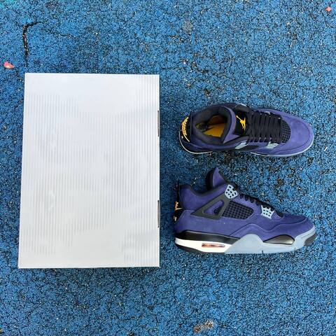 Jordan Air Jordan 4 Retro FV5029-500 Imperial Purple Multi Color EUR 43 Basketball Shoe - Men's (BS-87284)