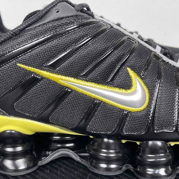 Nike Shox TL black/gray with yellow accents running