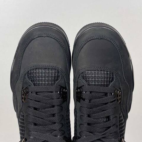 Jordan Air Jordan 4 Black Cat FV5029-010 Black Dark Grey Basketball Shoe (BS-87271)