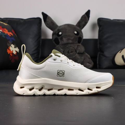 LOEWE x On Cloudtilt 2 0 White Olive Cream Gum Running Shoe Running Sneakers (BS-87060)