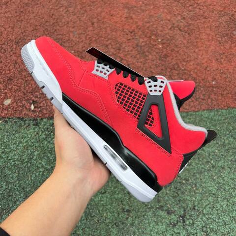 Jordan Air Jordan 4 Retro FQ8138 600 Fire Red White Black EUR 41 Basketball Shoe - Men's (BS-87270)