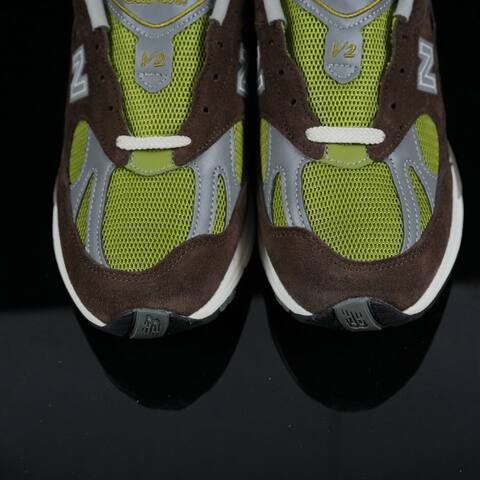 New Balance 991 V2 KITH x Danielle Cathari U991CK2 Brown Green Grey Cream White Sneaker (BS-87139)