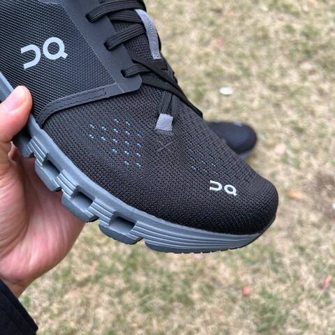 On Cloud X4 3ME30041446 Black Chambray Blue Gray US 8 EU 41 UK 7 5 JP 26 Running Shoe Running Sneakers - Men's (BS-86989)