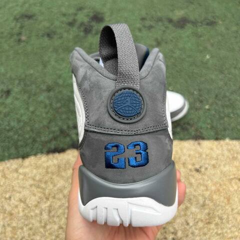 Jordan Air Jordan 9 Retro HV4794 100 White French Blue Flint Grey EU 44 Basketball Shoe - Men's (BS-87316)