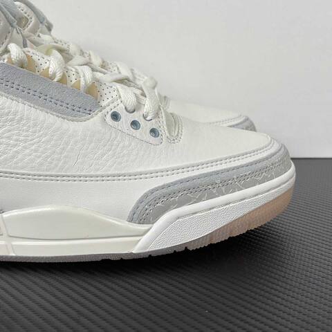 Jordan Air Jordan 3 Ivory FJ9479-100 White Grey Cream Gum Basketball Shoe (BS-87346)