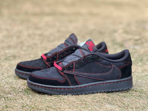 Jordan Air Jordan 1 Low OG SP DM7866 003 Black Red EU 40 Sneaker - Men's (BS-87208)