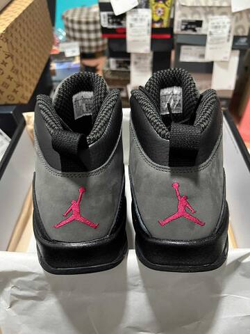 Jordan Air Jordan 10 Retro HJ6779 001 Dark Grey Black Basketball Shoe (BS-87070)