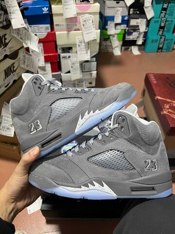 Jordan Air Jordan 5 Retro DD0587 002 Light Graphite White Wolf Grey EU 41 Basketball Shoe - Men's (BS-87290)