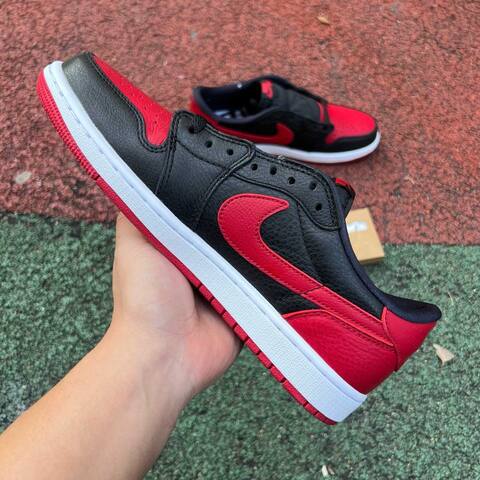 Jordan Air Jordan 1 Retro Low OG IW6276 001 Black Varsity Red US 8 5 UK 7 5 BR 40 EUR 42 26 5 Cm Sneaker - Men's (BS-87213)
