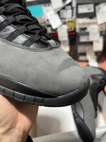 Jordan Air Jordan 10 Retro HJ6779 001 Dark Grey Black Basketball Shoe (BS-87070)