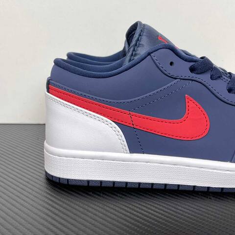 Jordan Air Jordan 1 Low CZ8454-400 Navy Blue White Red Sneaker (BS-87183)