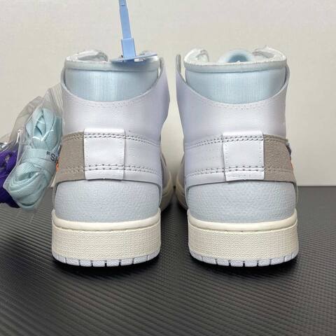 Jordan Air Jordan 1 Off White AA3834-100 White Red Black Basketball Shoe (BS-87146)
