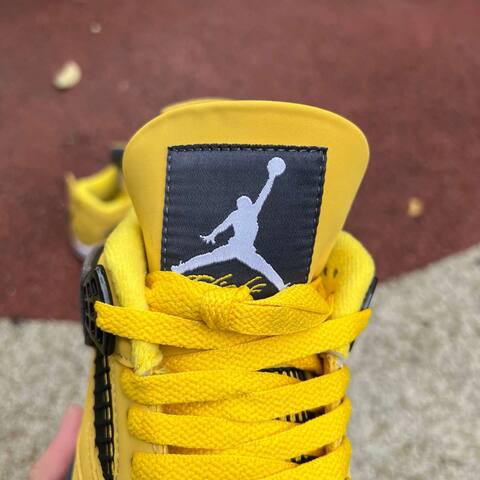 Jordan Air Jordan 4 Retro CT8527 700 Tour Yellow Dark Blue Grey White Black US 8 UK 7 EUR 41 Basketball Shoe - Men's (BS-87251)