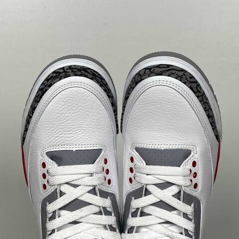 Jordan Air Jordan 3 Retro Fire Red DN3707-160 White Red Grey Black Basketball Shoe (BS-87345)
