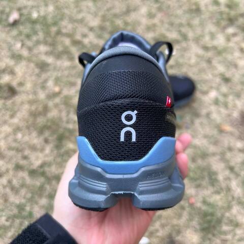 On Cloud X4 3ME30041446 Black Chambray Blue Gray US 8 EU 41 UK 7 5 JP 26 Running Shoe Running Sneakers - Men's (BS-86989)