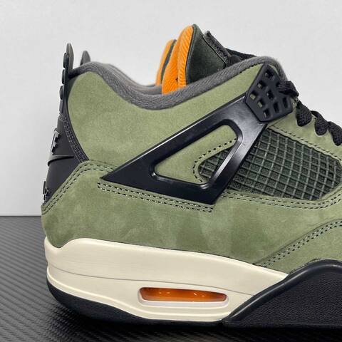 Jordan Air Jordan 4 Retro UNDEFEATED IB1519-200 Olive Green Black Sail Orange Basketball Shoe (BS-87272)