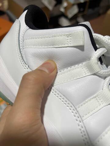 Jordan Air Jordan 11 Low Legend Blue White Black Blue Light Green Basketball Shoe (BS-87320)