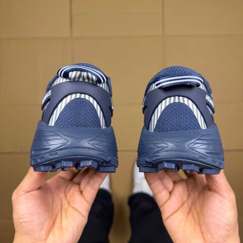 HOKA ONE ONE Mafate Speed 2 Navy Silver Trail Shoe Trail Running Sneakers (BS-86892)