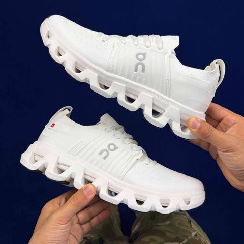 On Cloudswift 4 White Black Running Shoe Running Sneakers (BS-86744)
