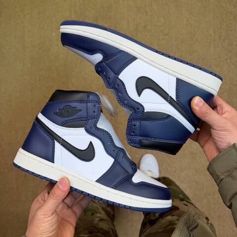 AIR JORDAN Nike Air Jordan 1 High Midnight Navy DZ5485-401 Lifestyle (BS-87228)