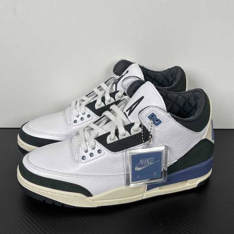 Jordan Air Jordan 3 Retro A Ma Maniere Diffused Blue HV8751-100 White Black Cream Blue Basketball Shoe (BS-87347)