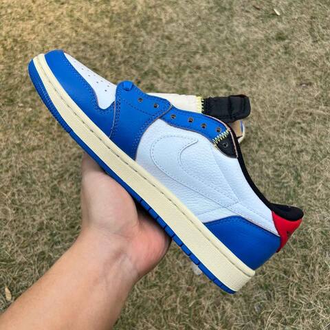 Jordan Air Jordan 1 Low OG SP DM7866 111 Sail Military Blue EU 42 Sneaker - Men's (BS-87209)