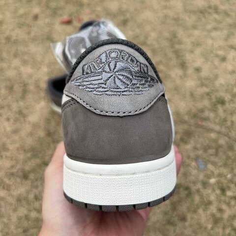 Jordan Air Jordan 1 Low OG SP DM7866 001 Sail Dark Grey Black EU 42 Sneaker - Men's (BS-87203)