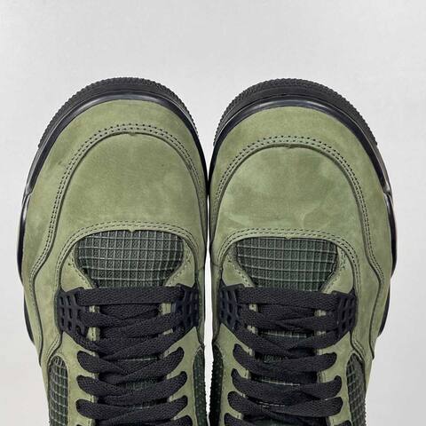 Jordan Air Jordan 4 Retro UNDEFEATED IB1519-200 Olive Green Black Sail Orange Basketball Shoe (BS-87272)