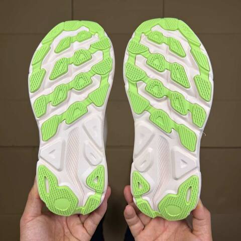 HOKA Clifton 9 White Beige Yellow Green Pink Running Shoe Running Sneakers (BS-86875)