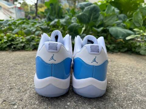 Jordan Air Jordan 11 Low FV5104-100 White University Blue Ice Blue Basketball Shoe (BS-87321)
