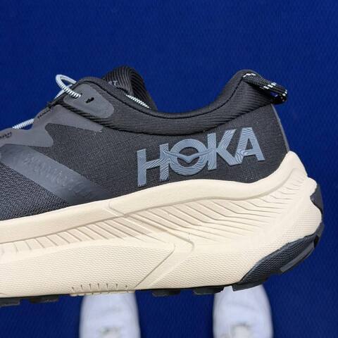 HOKA Transport Black Beige Grey Trail Shoe Trail Running Sneakers (BS-86838)