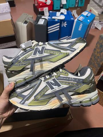 New Balance 1906 U1906ANC White Dark Grey Olive Cream USA 11 UK 10 5 EUR 45 Sneaker - Men's (BS-87119)