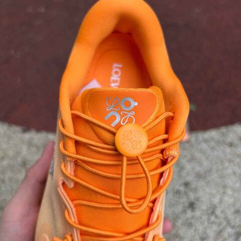 LOEWE x On Cloudsolo 3WF30600663 Orange Peach Silver US 7 EU 38 UK 5 JP 24 Running Shoe Running Sneakers - Women's (BS-86762)
