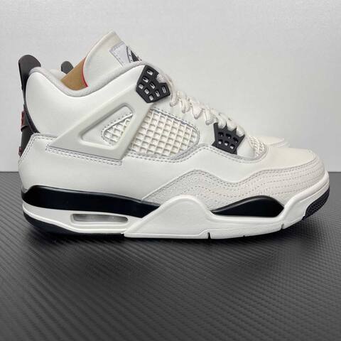 Jordan Air Jordan 4 Flight Club IM4002-100 Sail White Black Red Basketball Shoe (BS-87261)