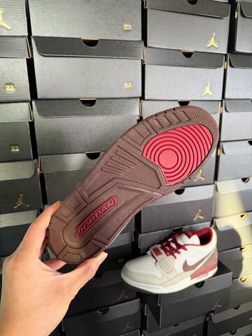 Jordan Air Jordan Legacy 312 Low IQ9783-121 White Beige Red Brown US 9 UK 8 EUR 42 5 27cm Sneaker - Men's (BS-87348)
