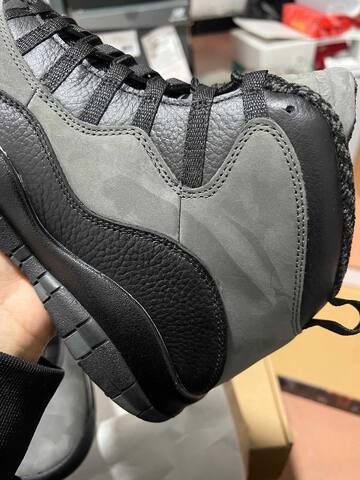 Jordan Air Jordan 10 Retro HJ6779 001 Dark Grey Black Basketball Shoe (BS-87070)