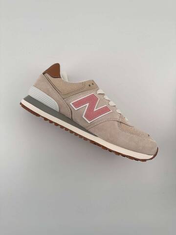 New Balance 574 ML574BCA Beige Pink Brown White Grey Sneaker (BS-87076)