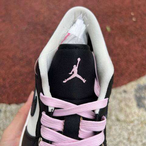 Jordan Air Jordan 1 Low II0595-001 Anthracite Iced Carmine Sail Black White Pink US 8 UK 7 BR 39 5 EUR 41 26cm Sneaker - Unisex (BS-87160)